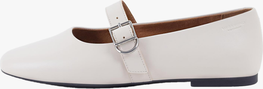 Jolin strap - Hvit - Dame - Sko - Ballerinasko