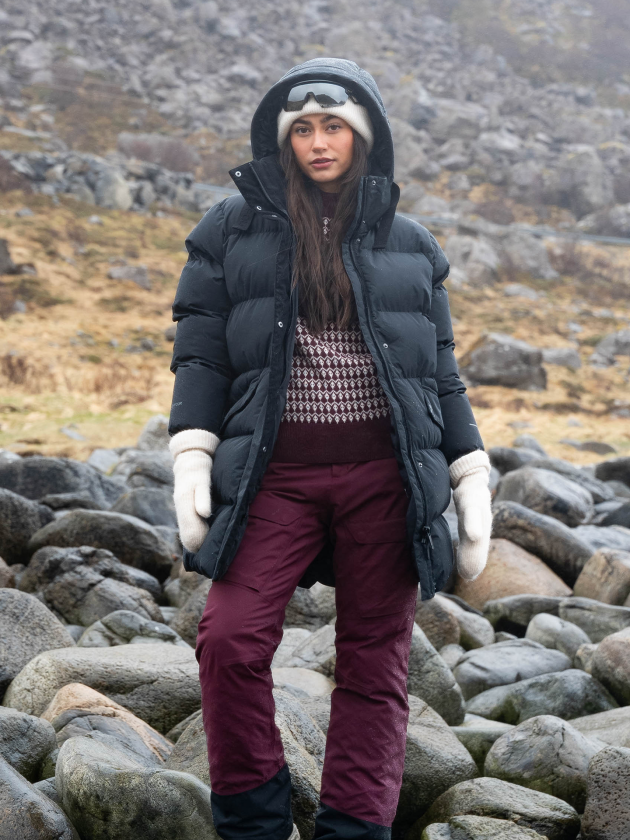Aurora Expedition Parkas dame Svart 46