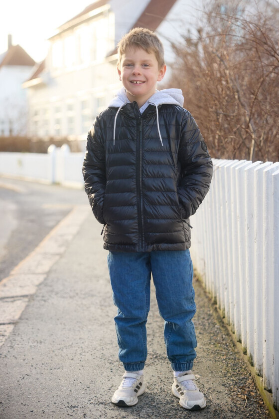 Venture Lett Dunjakke Junior - Sort - Barn - Yttertøy