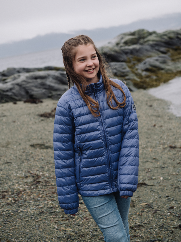 Venture Lett Dunjakke Junior - Lilla - Barn - Yttertøy