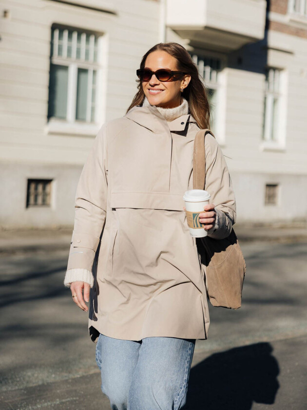 X GI Mode 2 Lags Poncho - Beige - Dame - Jakker - Sommerjakker