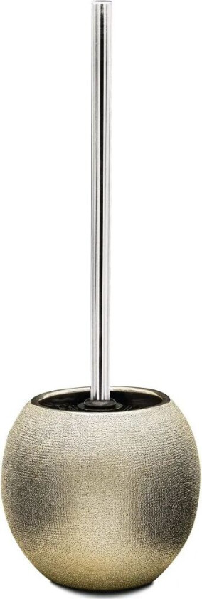 Toalettbørste med holder Lucida gull