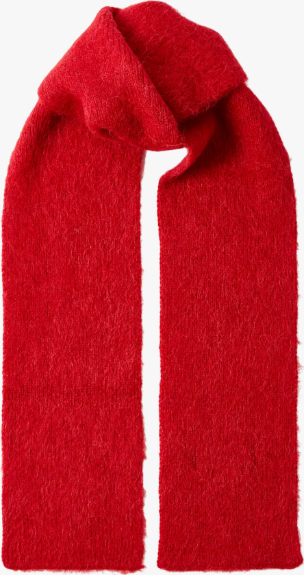 Fiona Alpaca Blend Scarf - Rød - Dame - Ullklær - Ulltilbehør