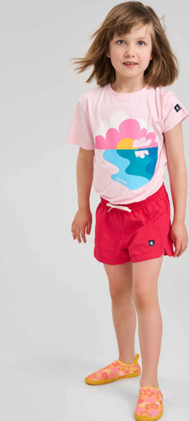 Nauru Beach Shorts - Rosa - Barn - Badetøy - Badeshorts