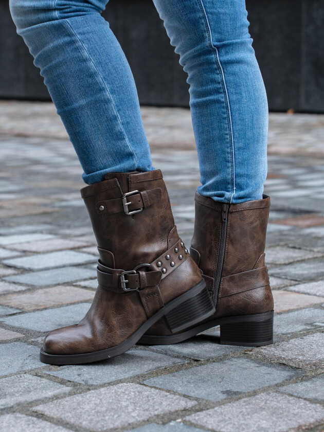 Camperos Low - Brun - Dame - Boots - Cowboy boots