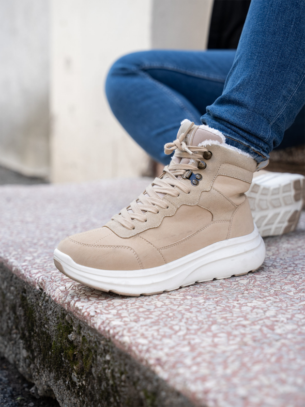 Rifugio - Beige - Dame - Sko - Boots