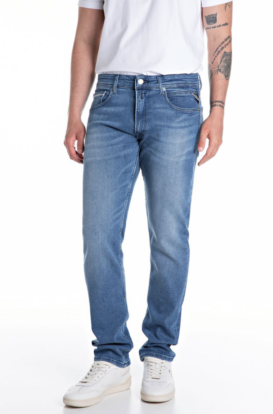 Grover Powerstretch - Denim - Herre - Jeans