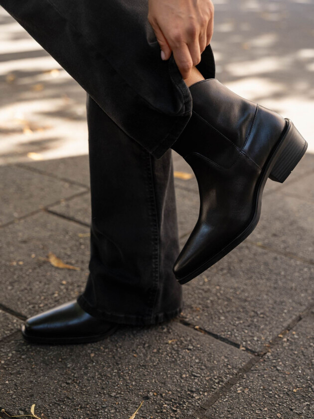 Gran Sasso Leather - Sort - Dame - Sko - Støvletter