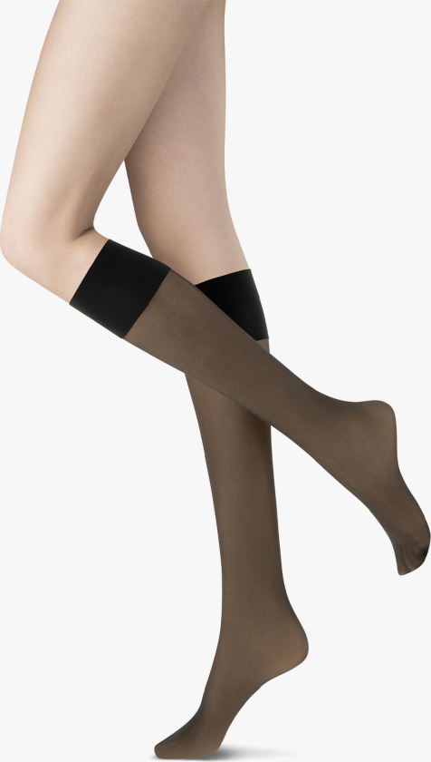 Mi-Bas Jeune Promotion - Sort - Dame - Sokker