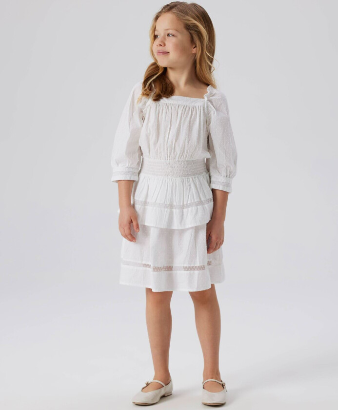 Fatidias 2/4 Sleeveless Dress - Hvit - Barn - Kjoler - Sommerkjoler