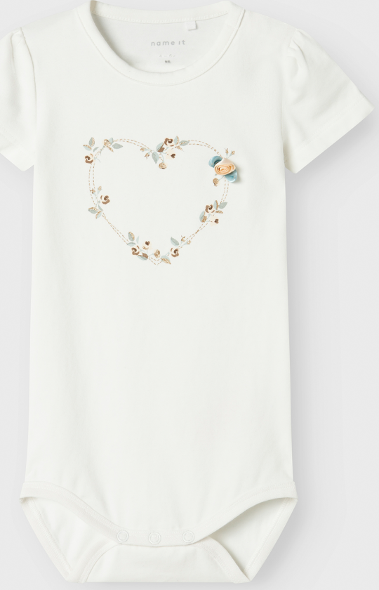 Hillie Short Sleeve Body Box - Hvit - Barn - Body