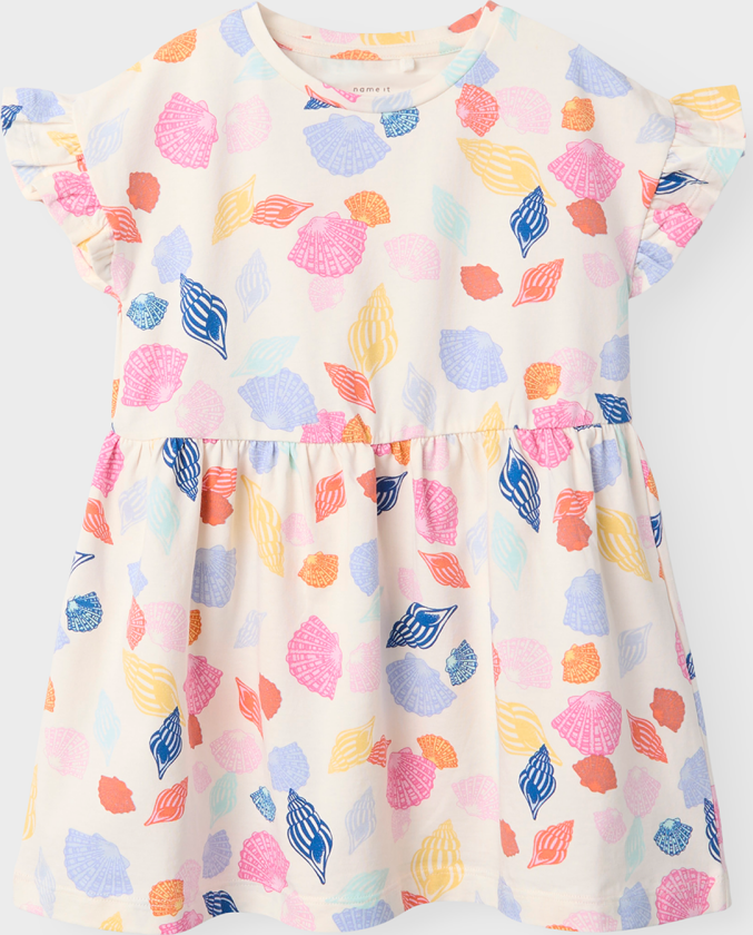 Joane Short Sleeve Dress - Blå - Barn - Kjoler