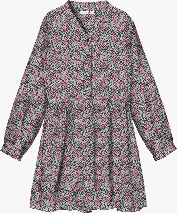 Nynnea Long Sleeve Dress - Rosa - Barn - Kjoler