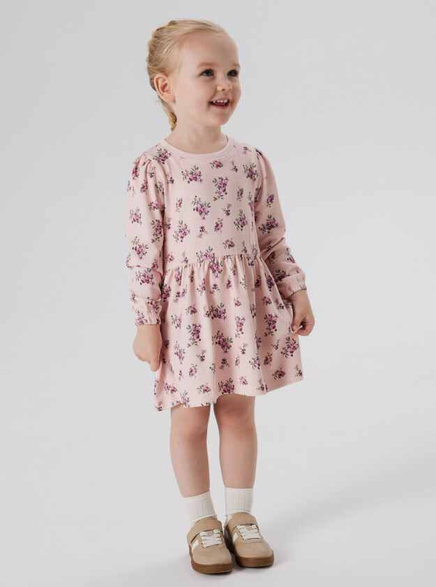 Fikka Long Sleeve Dress - Rosa - Barn - Kjoler - Sommerkjoler