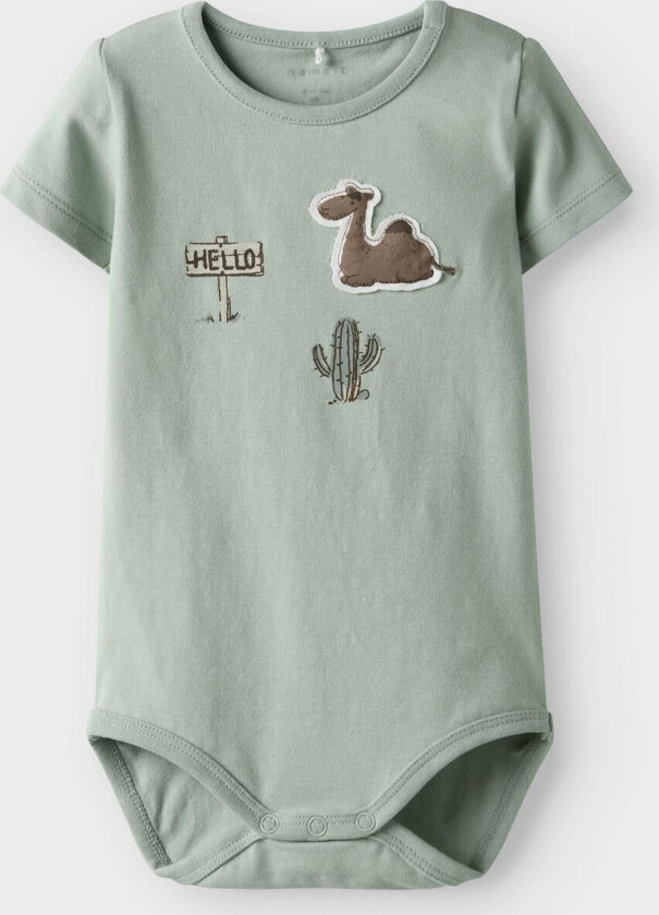 Juke Short Sleeve Body Box - Grå - Barn - Body