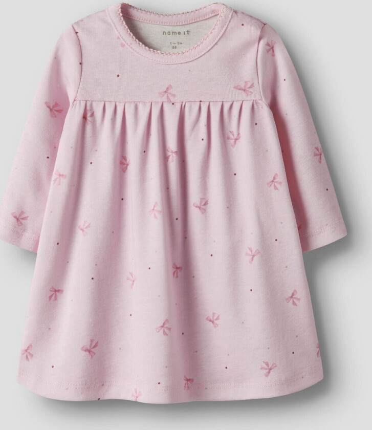 Hallo Long Sleeve Dress Box - Rosa - Barn - Kjoler - Sommerkjoler