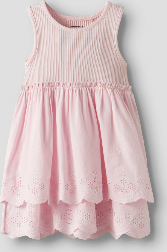 Halina Short Sleeve Dress - Rosa - Barn - Kjoler - Sommerkjoler