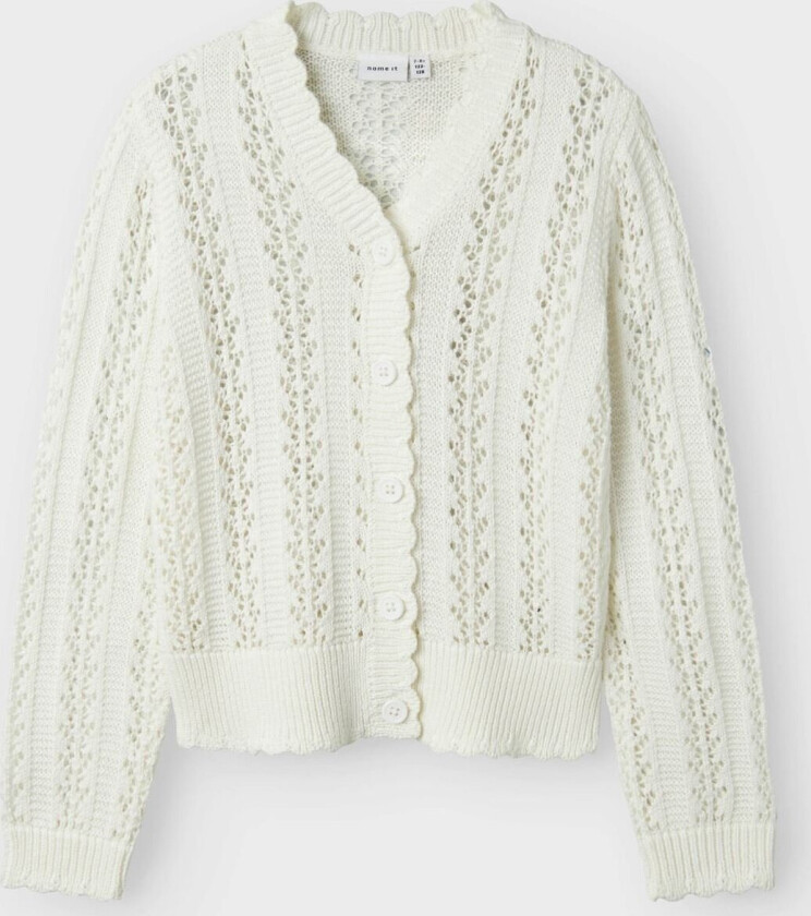 Tana Knit Cardigan Xxv - Hvit - Barn - Festdrakt