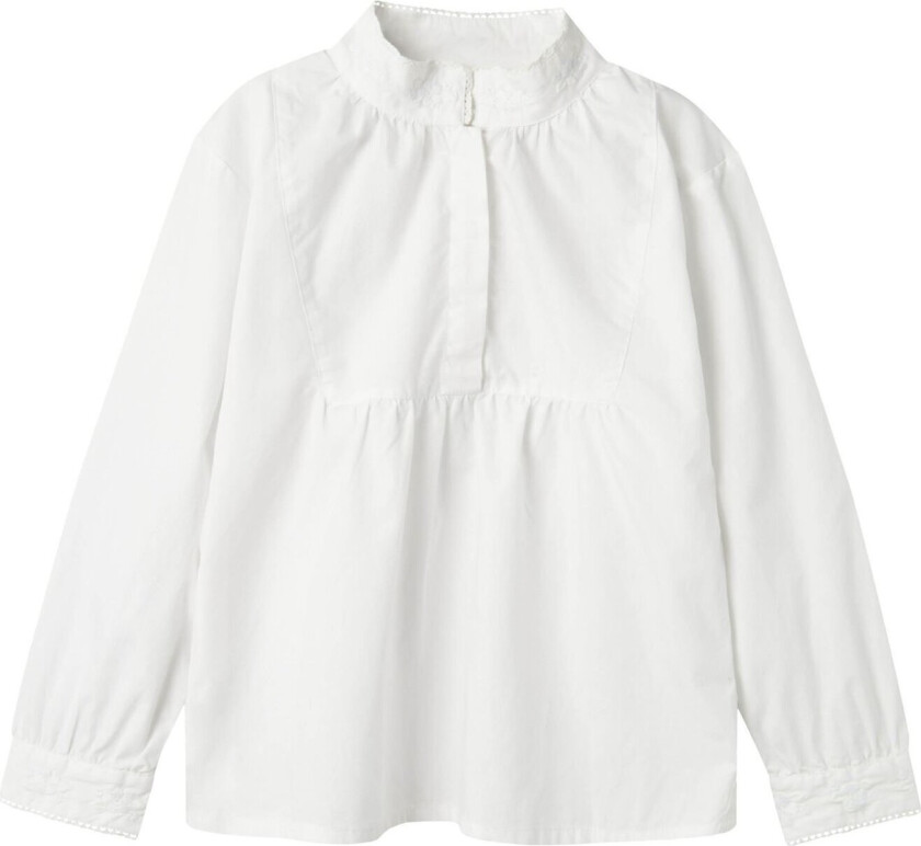 Terina Long Sleeve Shirt Xxv - Hvit - Barn - Festdrakt