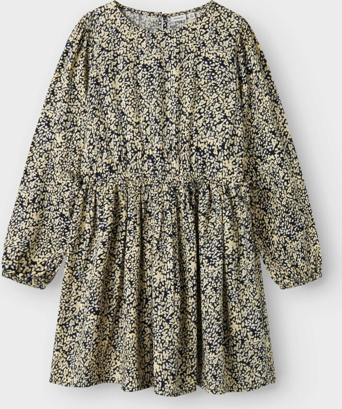 Tirulle Bow Long Sleeve Dress - Gul - Barn - Kjoler