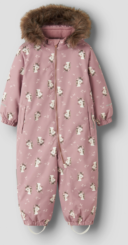 Snow10 Suit All Over Print - Rosa - Barn - Yttertøy