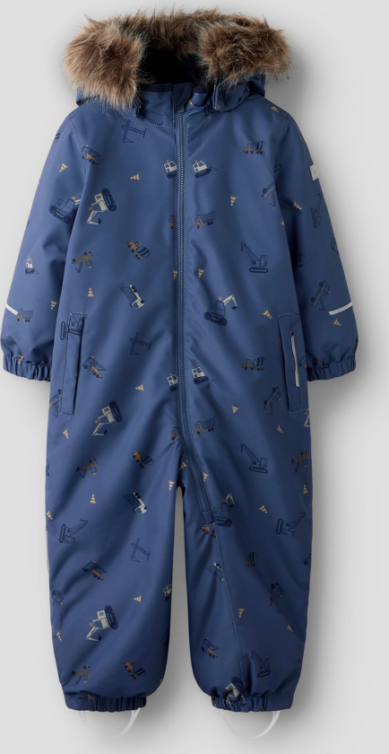 Snow10 Suit All Over Print - Blå - Barn - Dress - Vinterregndress