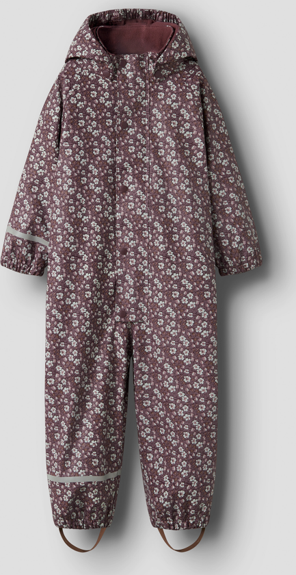 Dry10 Rain Suit Fleece Aop - Lilla - Barn - Yttertøy