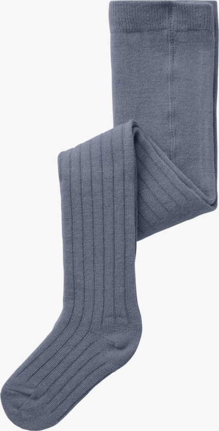 Wakma Wo/Bl Structure Pantyhose - Blå - Barn - Strømpebukser - Ullstrømpebukser