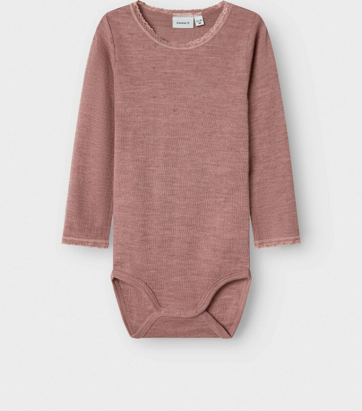 Wang Wool Needle Long Sleeve Body Solid - Rosa - Barn - Body
