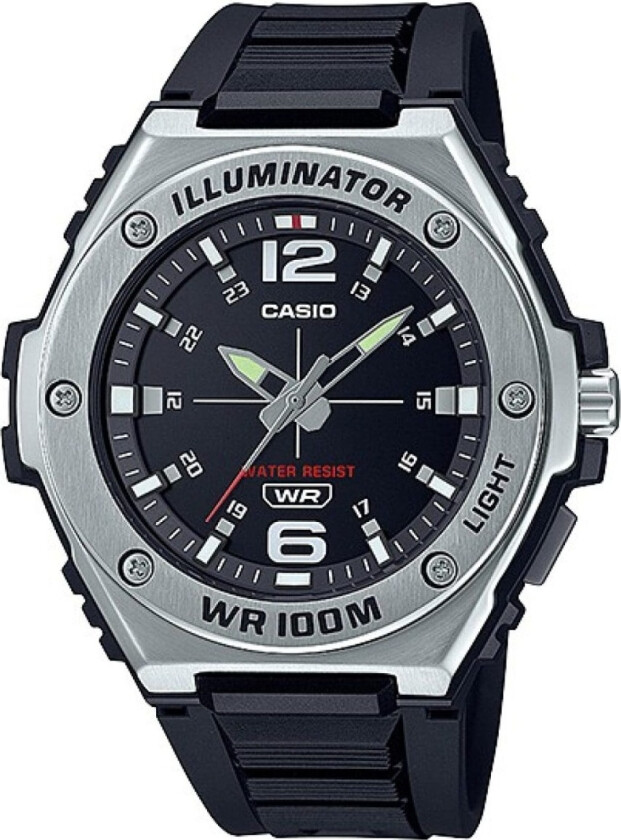Collection MWA-100H-1AVEF - Kvarts - Sort - Herreklokker - Resin - Akryl