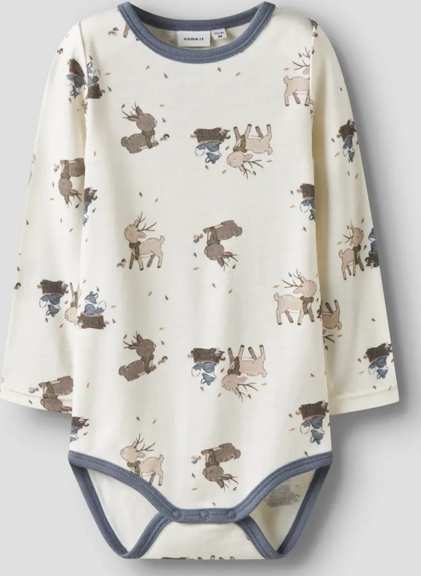 Willitus Wool Long Sleeve Body - Hvit - Barn - Body - Ullbody