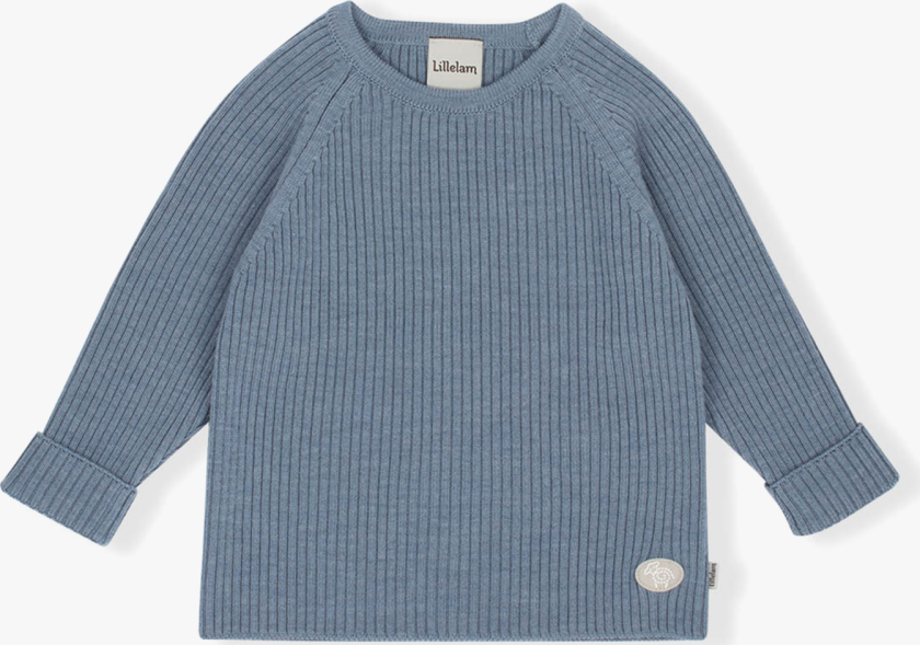 Genser Ribb - Blå - Barn - Gensere - Ullgensere