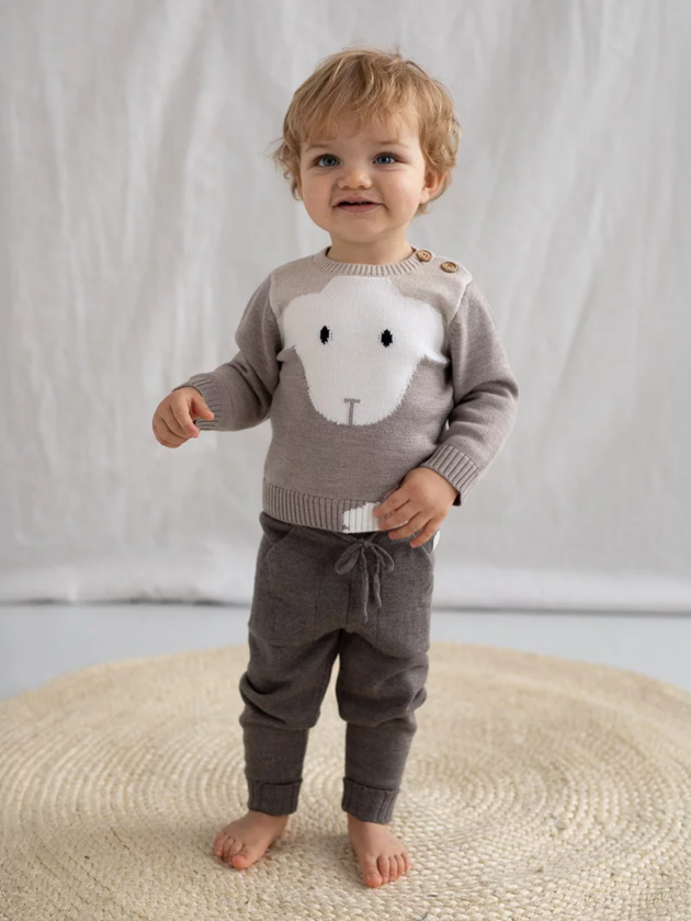 Genser Lammi - Beige - Barn - Gensere - Ullgensere