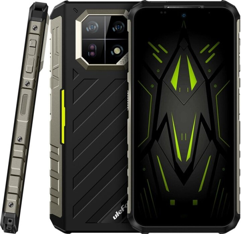 Armor 22 Telefon, 256/8GB, Svart/Grön