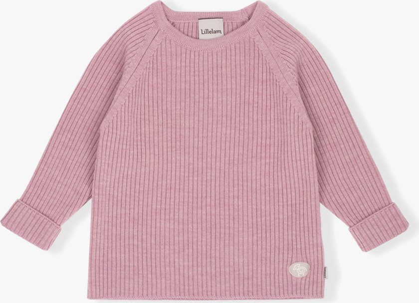 Genser Ribb - Rosa - Barn - Gensere - Ullgensere