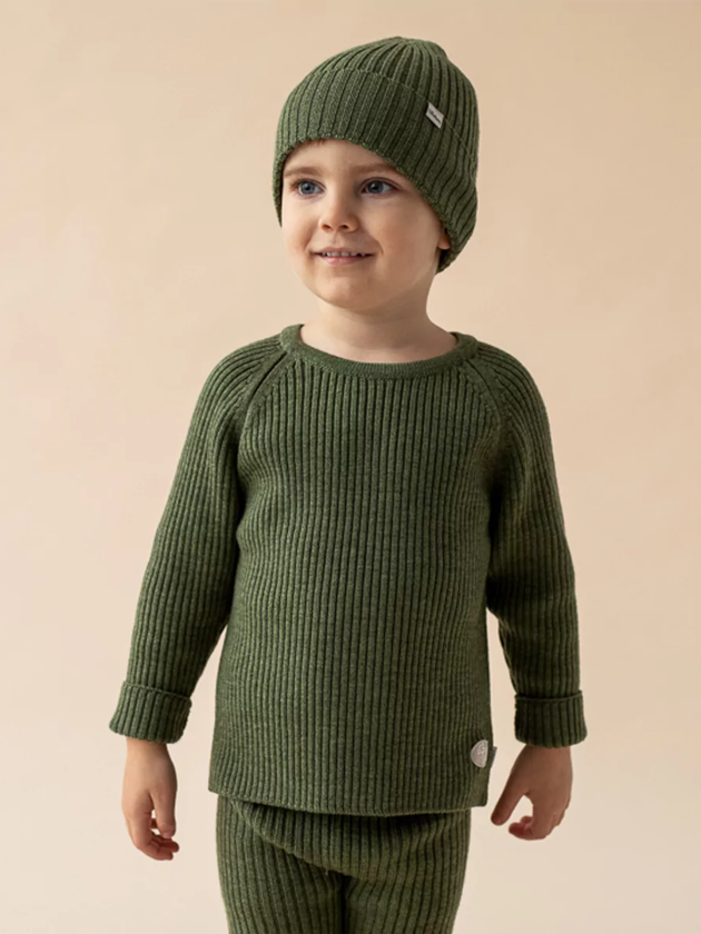 Genser Ribb - Grønn - Barn - Gensere - Ullgensere