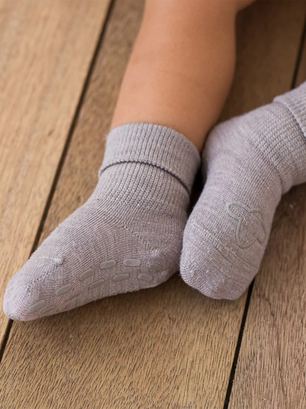 Ullsokk antiskli - Beige - Barn - Sokker - Sokker i multipack