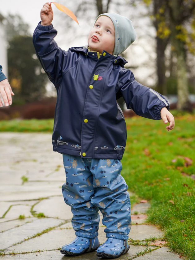 Regnsett Plask - Blå - Barn - Yttertøy