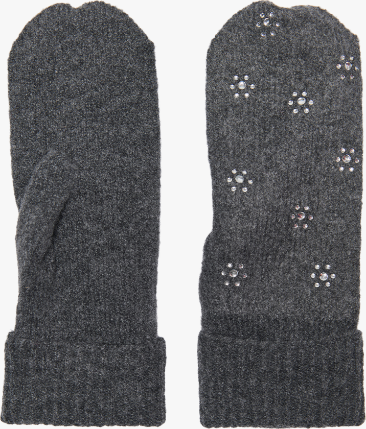 Chyna Life Knit Soft Mittens - Grå - Barn - Votter