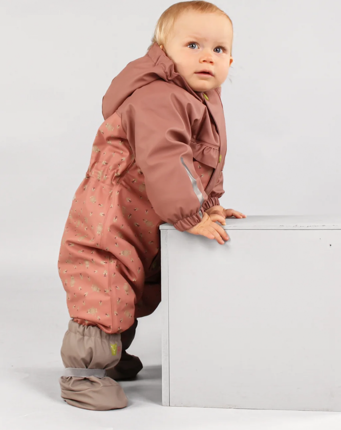 Babyregndress Pytt - Beige - Barn - Yttertøy