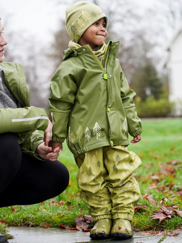 Regnsett Plask - Grønn - Barn - Yttertøy