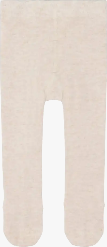 Foxie Stockings Wool blend - Hvit - Barn - Strømpebukser - Ullstrømpebukser