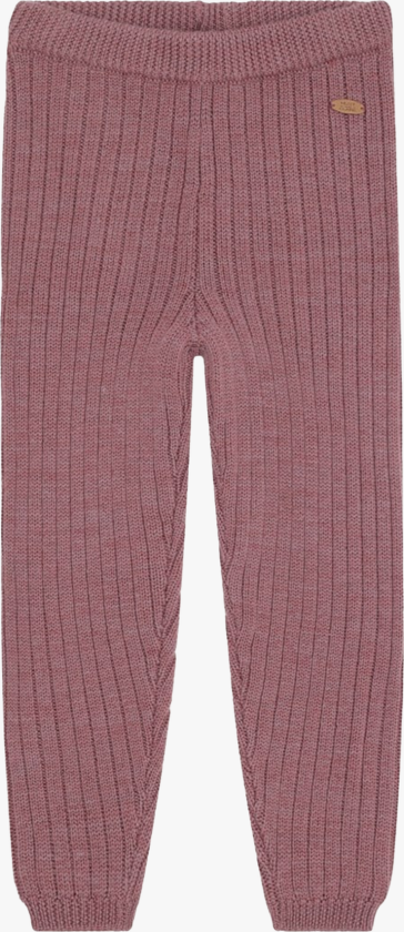 Lui Wool Rib - Rosa - Barn - Bukser - Joggebukser