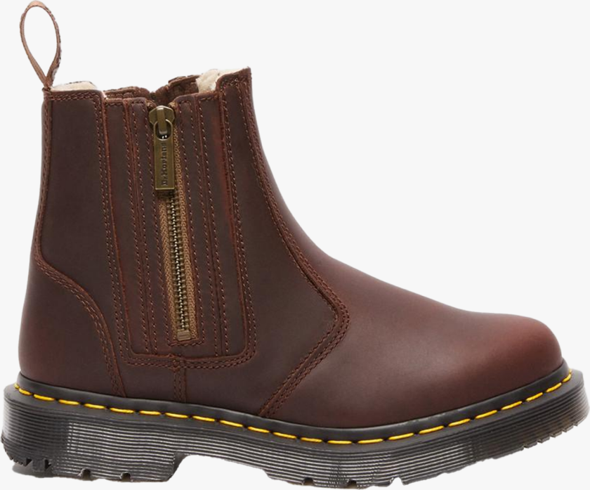 2976 Alyson Zip - Brun - Dame - Vintersko - Med fôr