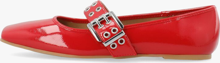 Rose Karré Mary Jane Flat Faux Leather - Rød - Dame - Sko - Ballerinasko