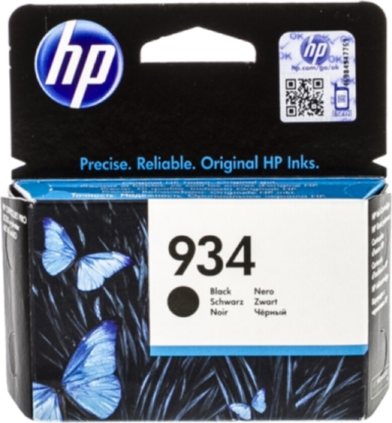 Hp Blekk Svart No.934