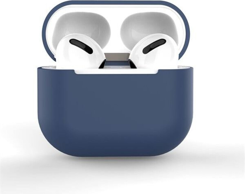 Bilde av Etui for AirPods Pro silikonmykt deksel for hodetelefoner blå (Etui C)