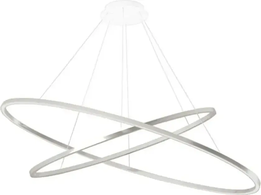Ellisse Double Pendel Aluminium Lighting