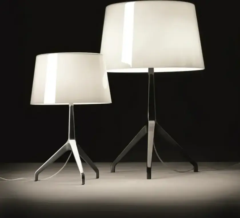 Lumiere XXL Bordlampe Alu/Hvit