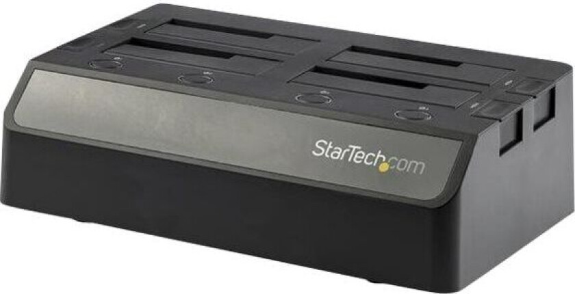 Bilde av 4 Bay SATA 2.5 / 3.5in SSD / HDD Dock - USB 3.1 USB-C / USB-A - storage enclosure - SATA 6Gb/s - USB 3.1 (Gen 2)